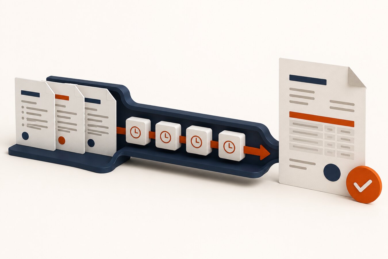 Autotask contract documents and time entries following a controlled path to billing
